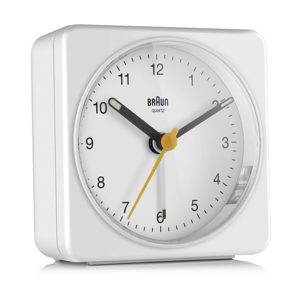 Braun BC03 Quartz alarmur Hvid