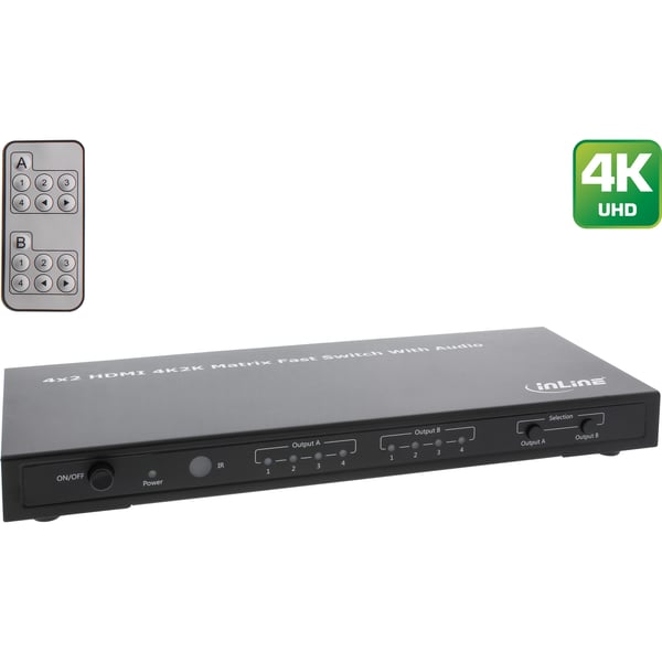 InLine 65011K bild-switchar HDMI