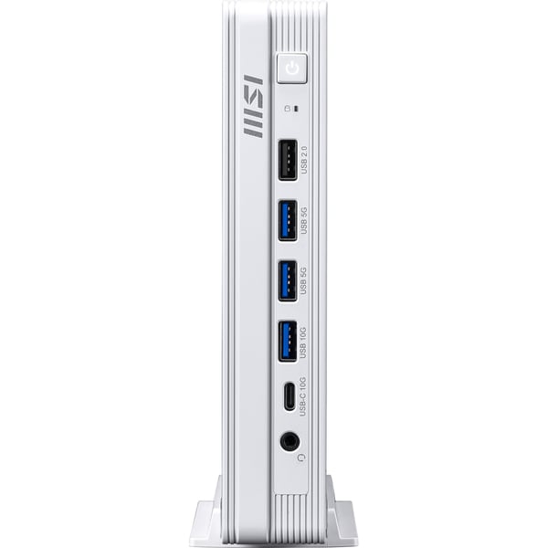 MSI PRO DP10 A14MG-007BEU persondatorer/arbetsstationer Intel® Pentium® Gold G7400 1,1L storlek PC Mini-PC, barebone Vit