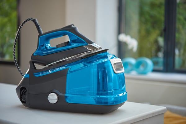 Rowenta DG9222 Ångstrykstation med tryckbehållare 2800 W 1,3 l Stryksula Microsteam 400 HD Laser Svart, Blå