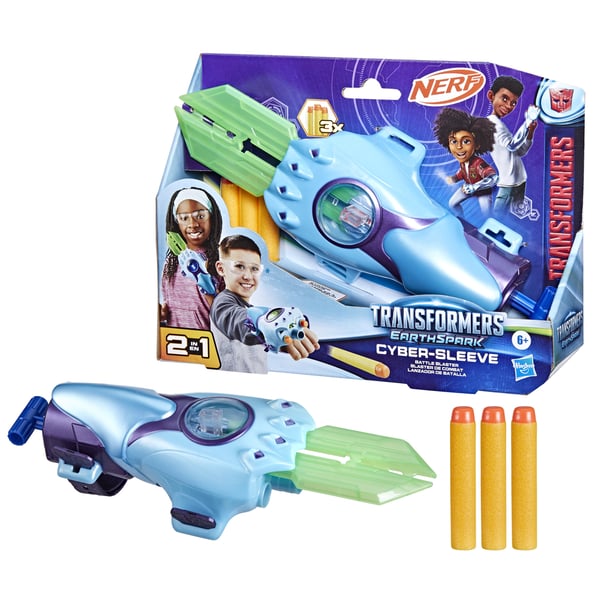 Nerf Transformers EarthSpark Cyber-Sleeve Battle-blaster