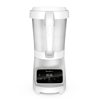 Moulinex Soup & Plus Mixer för matlagning 1100 W Metallisk, Vit