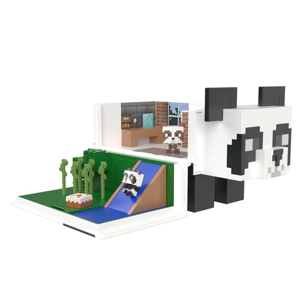 Minecraft MOB HEAD MINIS PANDA PLAYHOUSE Lekset