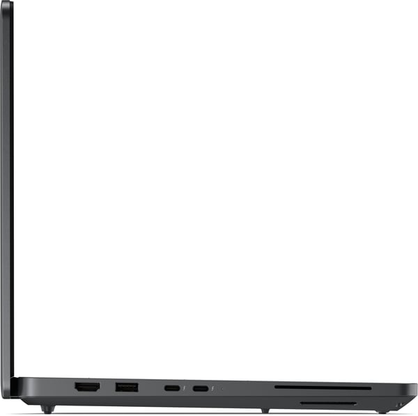 DELL Pro Precision 5 14 PW514261 Copilot+ PC Intel Core Ultra 7 366H Mobil arbetsstation 35,6 cm (14") WUXGA 32 GB LPDDR5x-SDRAM 1 TB SSD NVIDIA RTX PRO 500 Blackwell Wi-Fi 7 (802.11be) Windows 11 Pro Svart Spansk