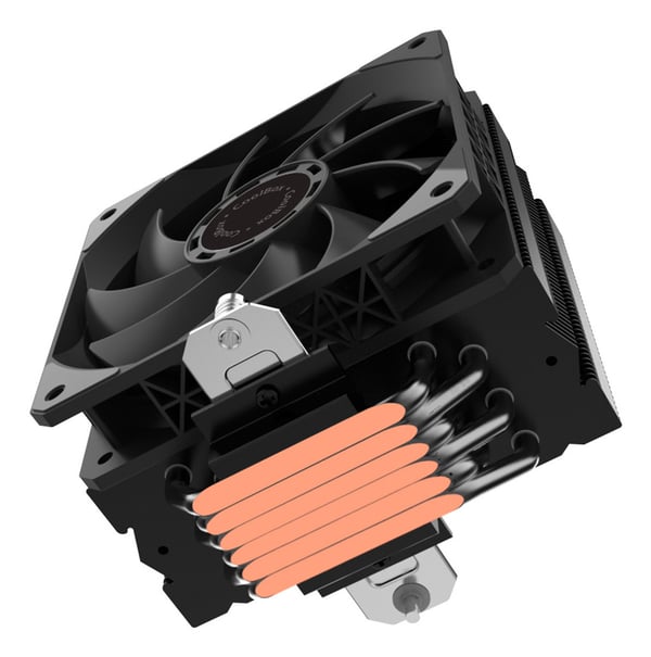 CoolBox H6 Processor Luftkylare 12 cm Svart 1 styck