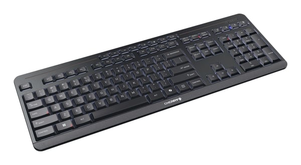 CHERRY Stream desktop ultimate tastatur Mus inkluderet Hjemme/kontor USB + RF Wireless + Bluetooth QWERTY Engelsk Sort