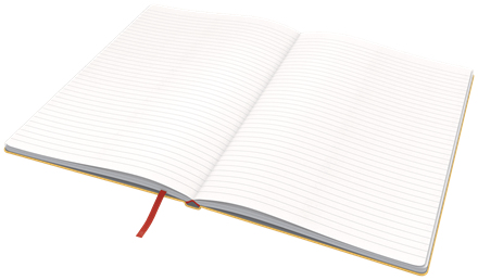 Leitz Cosy notesbog Soft Touch linjeret med Hardcover