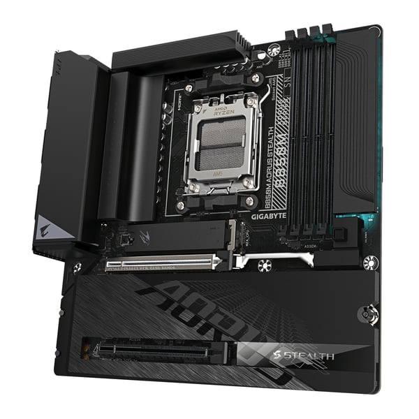 GIGABYTE B850M AORUS STEALTH bundkort AMD B850 Sokkel AM5 micro ATX