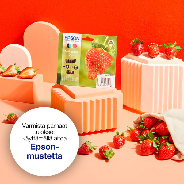 Epson 29 Muste Mansikka Yksittäinen, Vakio, syaani