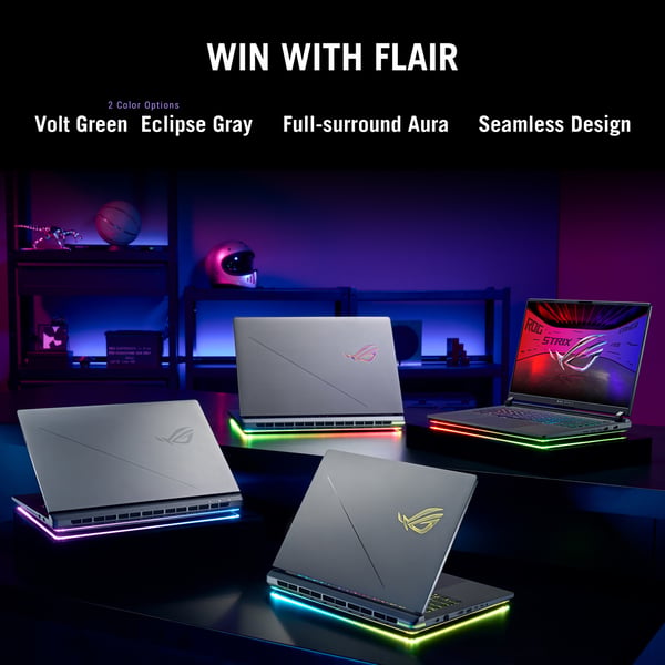 ASUS ROG Strix G18 G815LP-S9164W Intel Core Ultra 9 275HX Kannettava tietokone 45,7 cm (18") WQXGA 32 GB DDR5-SDRAM 1 TB SSD NVIDIA GeForce RTX 5070 Wi-Fi 7 (802.11be) Windows 11 Home Musta, Harmaa QWERTY Hollanti