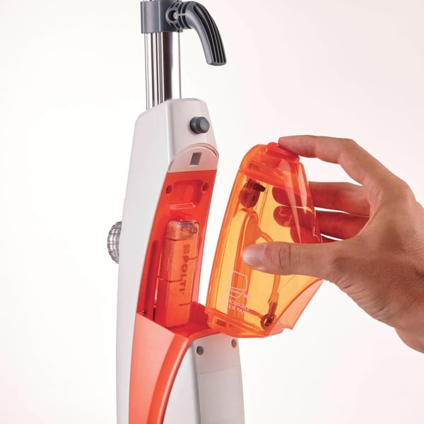 Polti PTEU0273 damprenser Dampmoppe 0,3 L 1500 W Orange, Hvid