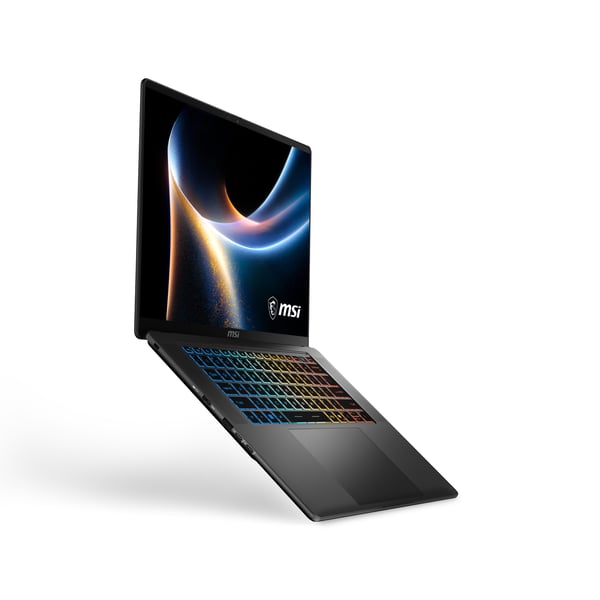 MSI Stealth 16 AI+ B3WH-002FR Copilot+ PC Intel Core Ultra 9 386H Kannettava tietokone 40,6 cm (16") Quad HD+ 32 GB DDR5-SDRAM 1 TB SSD NVIDIA GeForce RTX 5070 Ti Laptop GPU Wi-Fi 7 (802.11be) Windows 11 Home Musta
