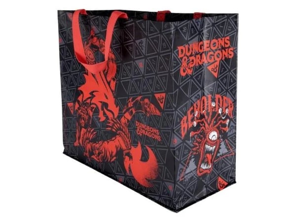 Konix KX DND SHOPPING BAG MONSTERS Svart, Röd Toteväska