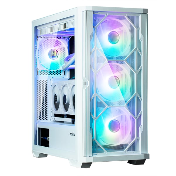 Zalman Z10 DUO WHITE datorväskor Midi Tower Vit