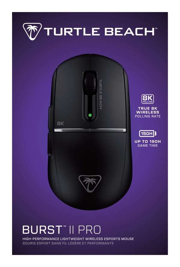 Turtle Beach Burst II Pro mus Spil Ambidextrous RF Wireless + Bluetooth + USB Type-A Optisk 30000 dpi