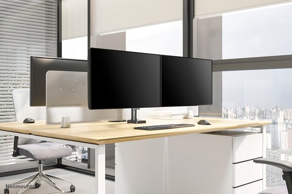Neomounts DS70-750BL2 monitorin kiinnike ja jalusta 68,6 cm (27") Vastaanotto Musta