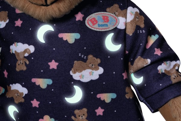 BABY born Teddy's Romper Glow in the Dark Nuken potkupuku