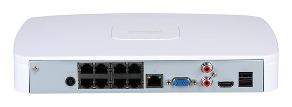 Dahua Technology Lite NVR4108-8P-4KS3 1U Hvid