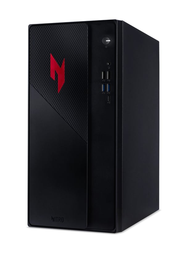 Acer NITRO 20 N20 Intel Core 5 210H 16 GB DDR4-SDRAM 512 GB SSD NVIDIA GeForce RTX 5060 Windows 11 Home Skrivbord PC Svart