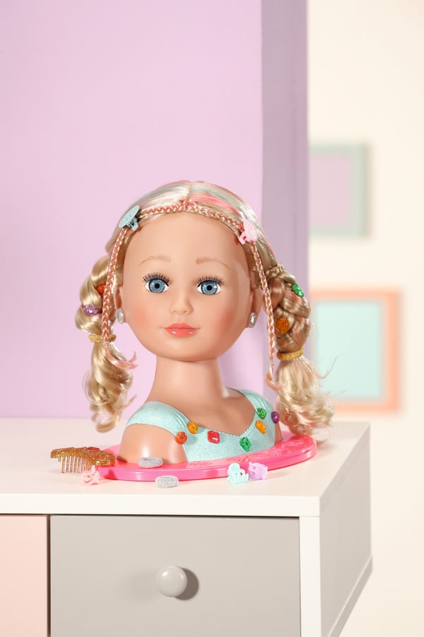 BABY born Sister Styling Head Princess Doll make-up & hair styling set