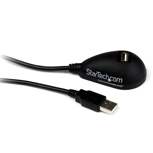 StarTech.com USB 2.0 Forlænger 1,5 m med Dockingstation - USB-A Forlængerkabel Han til Hun