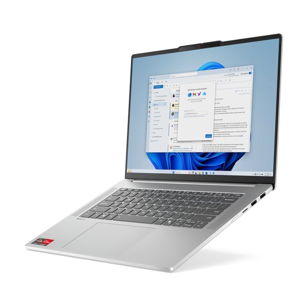 Lenovo IdeaPad Slim 5 15ARP10 AMD Ryzen™ 7 7735HS Laptop 38,4 cm (15.1") WQXGA 32 GB LPDDR5x-SDRAM 1 TB SSD Wi-Fi 6 (802.11ax) Windows 11 Home Fransk Grå