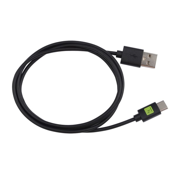 Techly ICOC MUSB20-CMAM10T USB-kabel USB 2.0 1 m USB A USB C 0,48 Gbit/sek. Sort