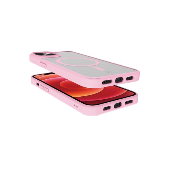 Celly Magmatt mobiltelefonfodral 17 cm (6.7") Mobilskal Rosa, Transparent