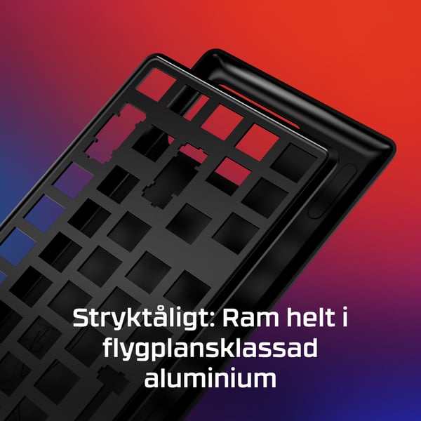 TANGENTBORD ALLOY ORIGINS PBT HX/BLÅ 639N4AA#ABA HYPERX