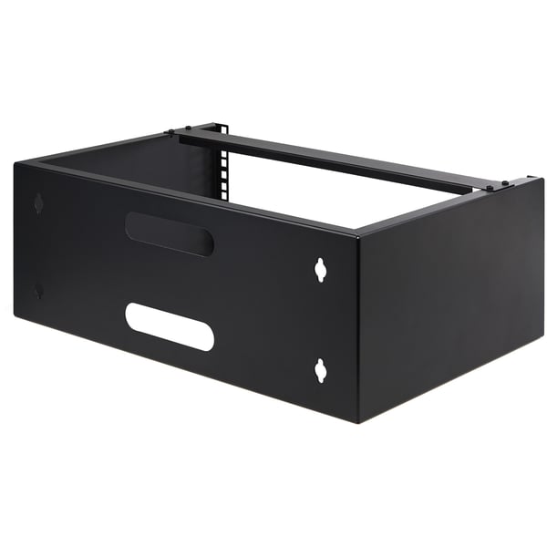 StarTech.com WALLMOUNT4 stativ 4U Vægmonteret stativ Sort