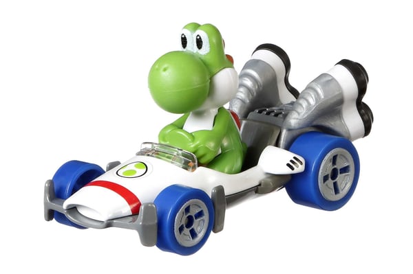 Hot Wheels Mario Kart YOSHI, B-DASHER, Bil