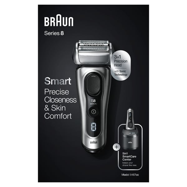 Braun Series 8 81744520 rakapparater för män Folierakapparat Silver