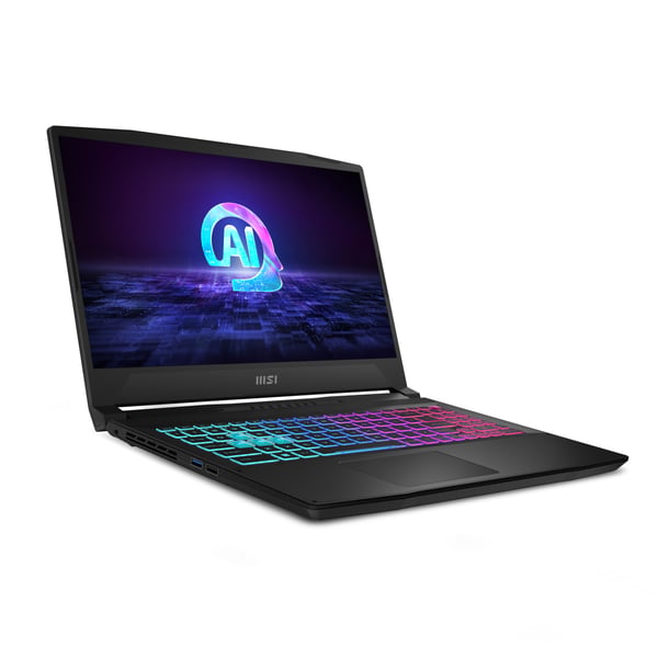 MSI Katana A15 AI B8VF-451 AMD Ryzen™ 7 8845HS Laptop 39,6 cm (15.6") Fuld HD 16 GB DDR5-SDRAM 512 GB SSD NVIDIA GeForce RTX 4060 Wi-Fi 6E (802.11ax) Windows 11 Home Sort
