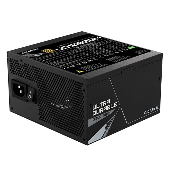 GIGABYTE UD1000GM virtalähdeyksikkö 1000 W 20+4 pin ATX ATX Musta