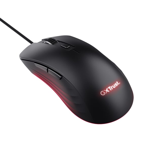 Trust GXT924 YBAR+ mus Spil Højre hånd USB Type-A Optisk 25600 dpi