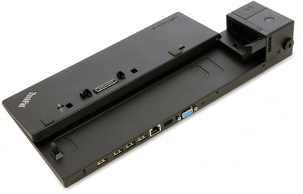 Lenovo 40A00065DK dockningsstationer för bärbara datorer Dockning Svart
