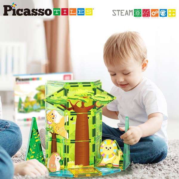 PicassoTiles PTQ12 rakennuslelu