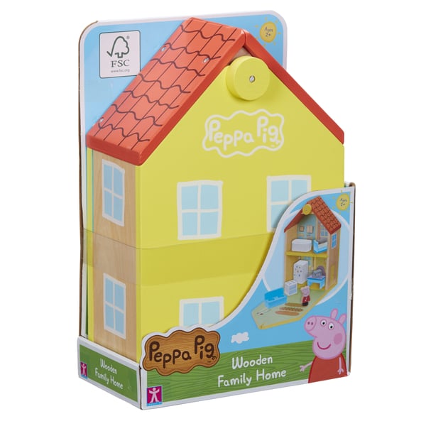 BOTI Peppa Pig - Wooden Family Home dukkehus