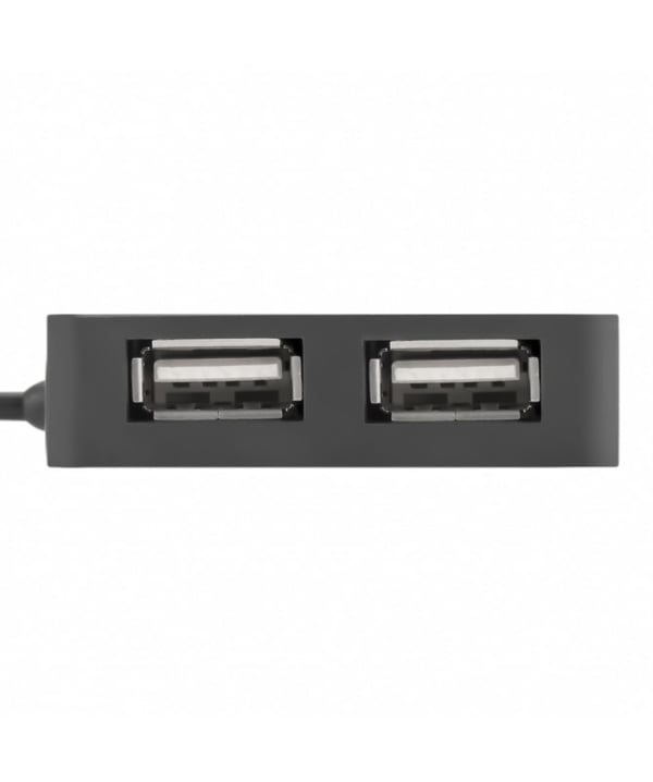 Vultech HU-04USB2 gränssnittshubbar USB 2.0 480 Mbit/s Svart