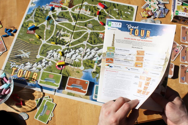 Tactic Great Tour Brætspil Rejser/eventyr