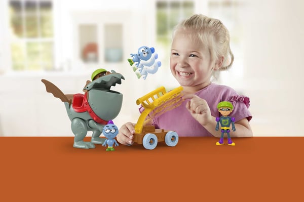 Fisher-Price Gus the Itsy Bitsy Knight -drage og ridderkatapult