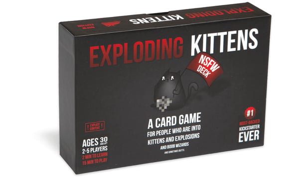 Asmodee Exploding Kittens NSFW Edition Kortspil Chancespil