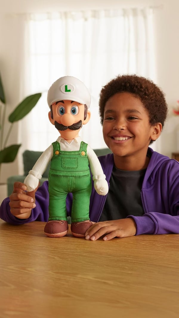 Super Mario The Galaxy Movie Fire Luigi