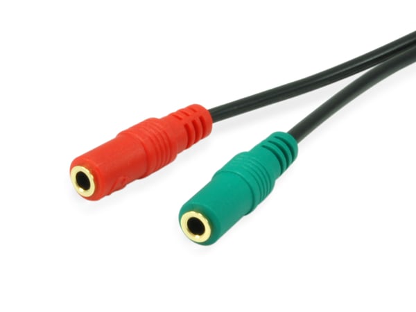 Equip 147943 lydkabel 1,5 m 2 x 3.5mm 3.5mm Sort