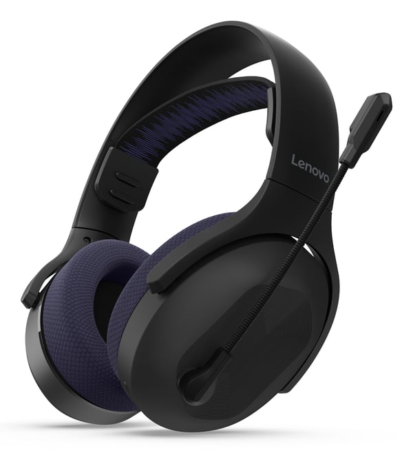 Lenovo Legion H410 Kuulokkeet Langaton Pääpanta Pelaaminen USB Type-C Bluetooth Musta, Purppura