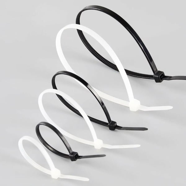 Techly 100 x 2.5mm kabelsamler Nylon Sort 100 stk