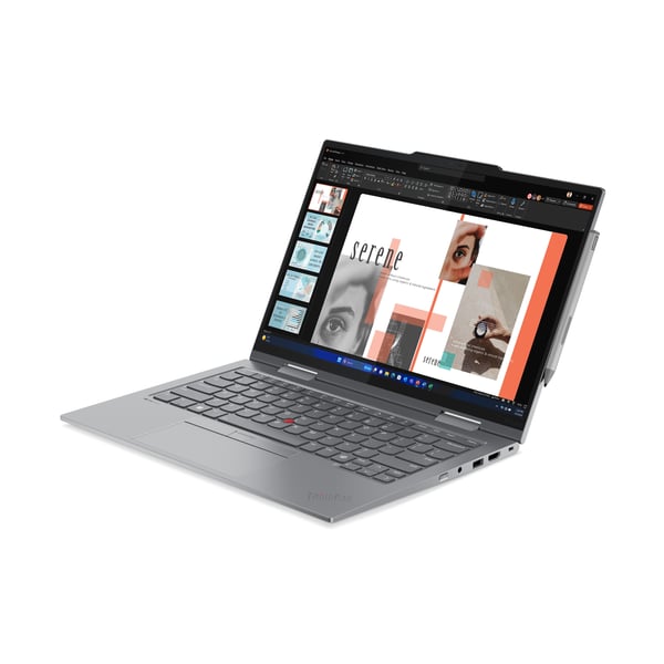 Lenovo ThinkPad X1 2-in-1 Gen 9 Intel Core Ultra 5 125U Hybrid (2-i-1) 35,6 cm (14") Berøringsskærm WUXGA 32 GB LPDDR5x-SDRAM 1 TB SSD Wi-Fi 6E (802.11ax) Windows 11 Pro Tysk Grå