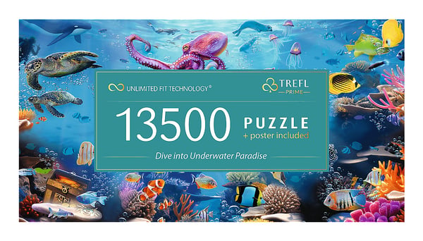 Puslespil 13500 Dyk ned i undervandsparadiset TREFL