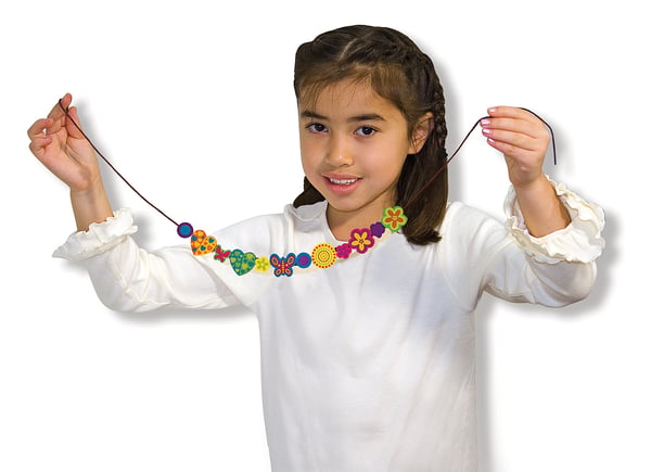 Melissa & Doug Bead Bouquet Deluxe Wooden Bead Set