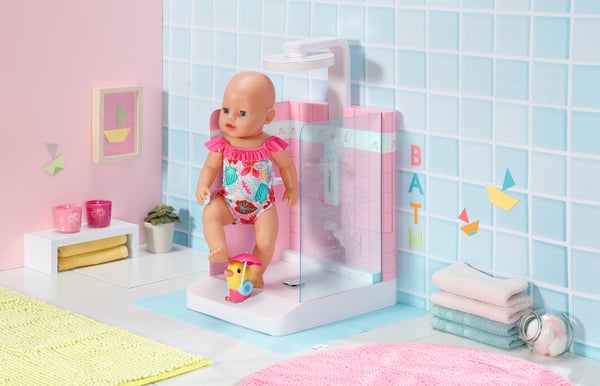 BABY born Bath Walk in Shower Dukke badeværelse